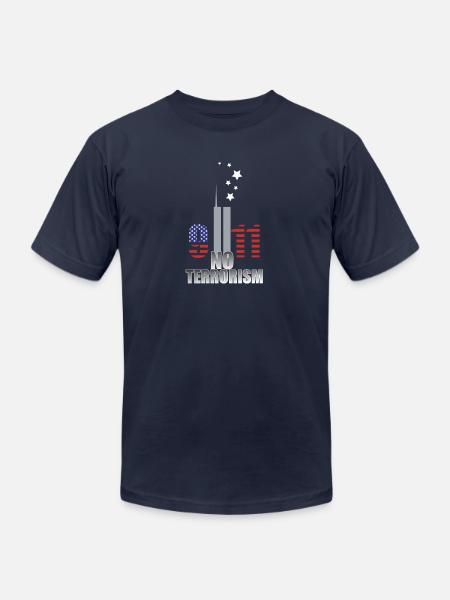 911 September - Unisex Jersey T-Shirt by Bella + Canvas - navy