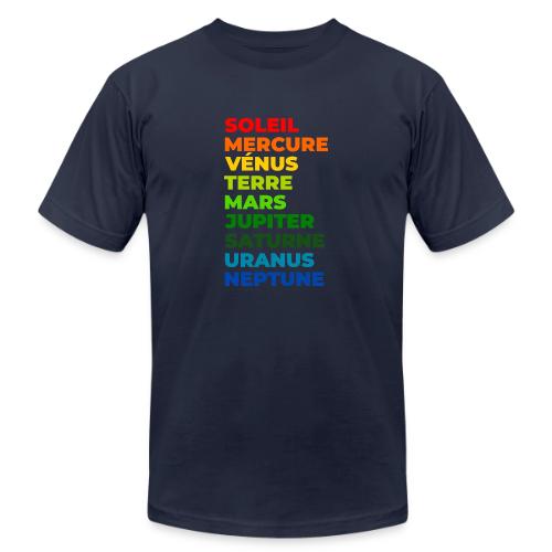 Solar System in Color - Unisex Jersey T-Shirt by Bella + Canvas
