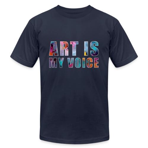 Art Is My Voice - Unisex Jersey T-Shirt by Bella + Canvas