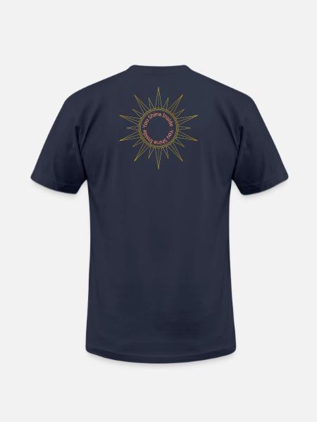 Sunshine - Unisex Jersey T-Shirt by Bella + Canvas - navy