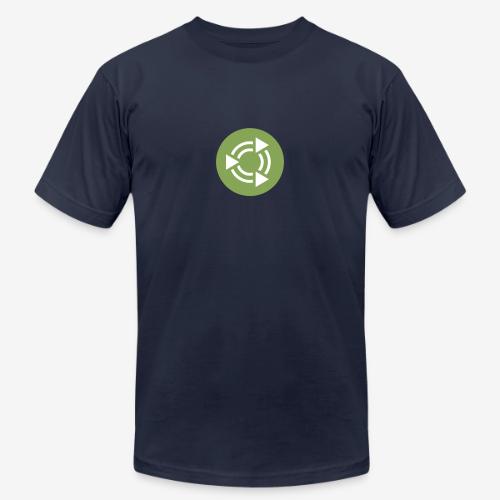 Ubuntu MATE Rondel Green Chest 15inch with 16cm lo - Unisex Jersey T-Shirt by Bella + Canvas