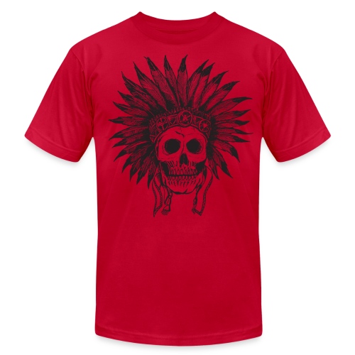 Indian Skull - Unisex Jersey T-Shirt by Bella + Canvas
