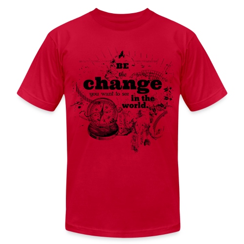 Be the change - Unisex Jersey T-Shirt by Bella + Canvas