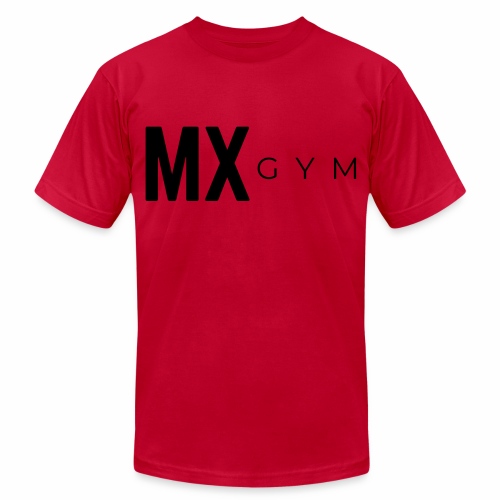 MX Gym Minimal Long Black - Unisex Jersey T-Shirt by Bella + Canvas