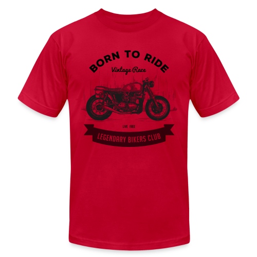 Born to ride Vintage Race T-shirt - Unisex Jersey T-Shirt by Bella + Canvas