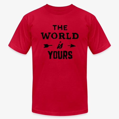 the world - Unisex Jersey T-Shirt by Bella + Canvas
