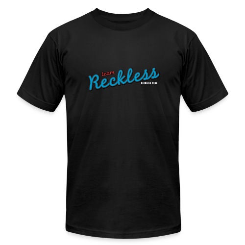 teamreckless logo blue2 png - Unisex Jersey T-Shirt by Bella + Canvas