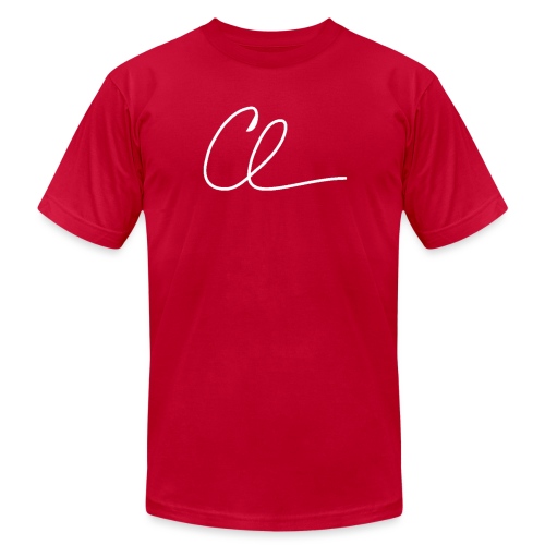 CL Signature (White) - Unisex Jersey T-Shirt by Bella + Canvas