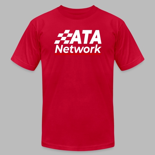 ATA Network Light Logo Vertical - Unisex Jersey T-Shirt by Bella + Canvas