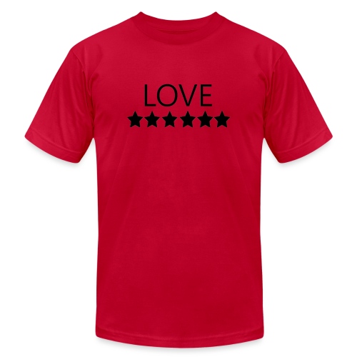 LOVE (Black font) - Unisex Jersey T-Shirt by Bella + Canvas