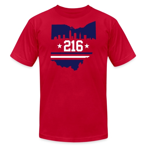 Cleveland 216 - Unisex Jersey T-Shirt by Bella + Canvas
