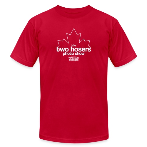 two hosers photo show - Unisex Jersey T-Shirt by Bella + Canvas