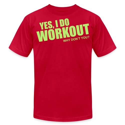 workout - Unisex Jersey T-Shirt by Bella + Canvas