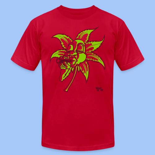 smoking leaf - Unisex Jersey T-Shirt by Bella + Canvas