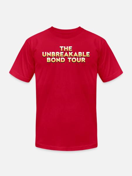 The Unbreakable Bond Tour - Unisex Jersey T-Shirt by Bella + Canvas - red
