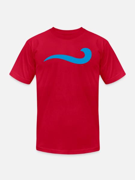water - Unisex Jersey T-Shirt by Bella + Canvas - red