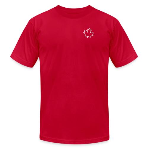 Maple Leaf Outline - Unisex Jersey T-Shirt by Bella + Canvas