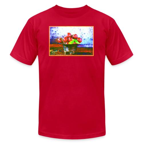 Ball Of Cherries Fruit Cute Photo. Buy Now - Unisex Jersey T-Shirt by Bella + Canvas