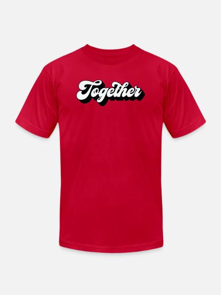 Together - Unisex Jersey T-Shirt by Bella + Canvas - red