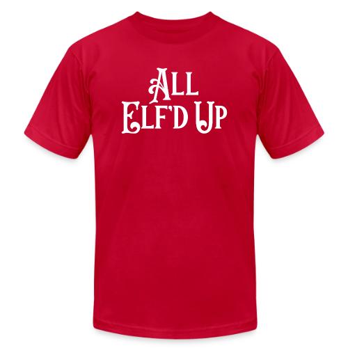 All Elf'd Up in White - Unisex Jersey T-Shirt by Bella + Canvas