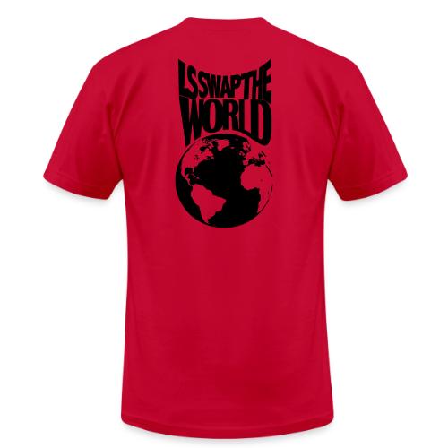 LS Swap the World (Front & Back) - Unisex Jersey T-Shirt by Bella + Canvas