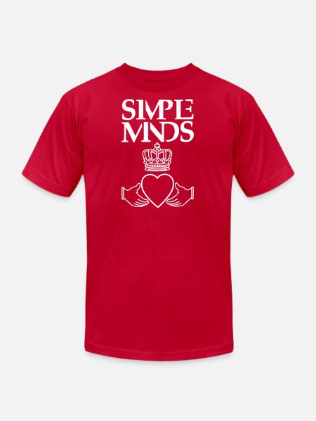 Simple Minds - Unisex Jersey T-Shirt by Bella + Canvas - red