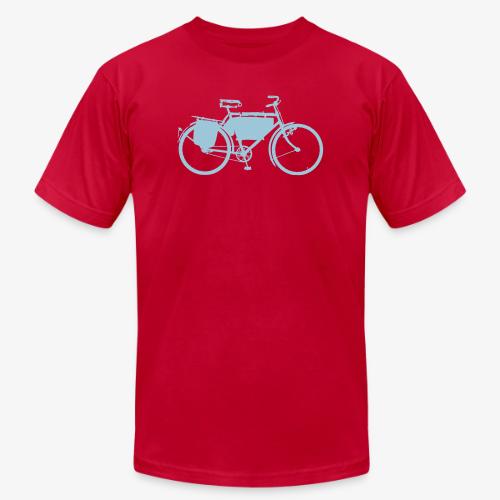 swiss_army_bike_bw - Unisex Jersey T-Shirt by Bella + Canvas