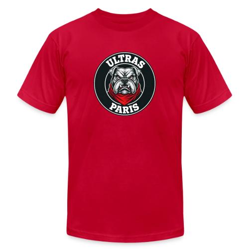 Ultras Paris Bulldog Football Fan Graphic - Unisex Jersey T-Shirt by Bella + Canvas