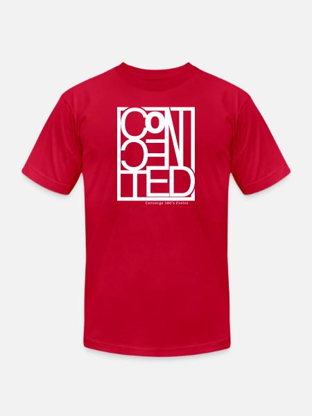Connected - Unisex Jersey T-Shirt by Bella + Canvas - red