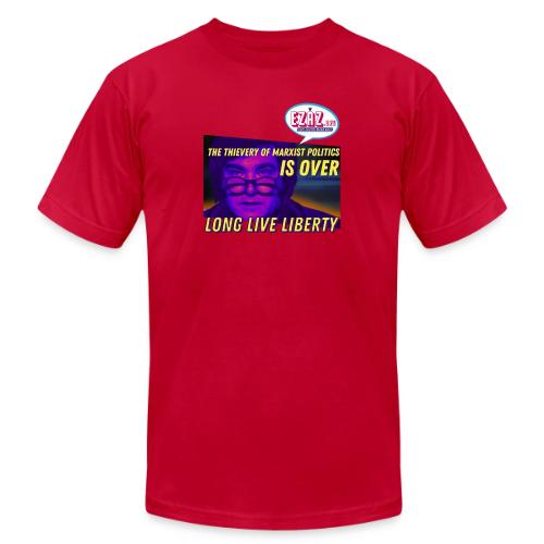 Javier Milei: THE THIEVERY OF POLITICS IS OVER - Unisex Jersey T-Shirt by Bella + Canvas
