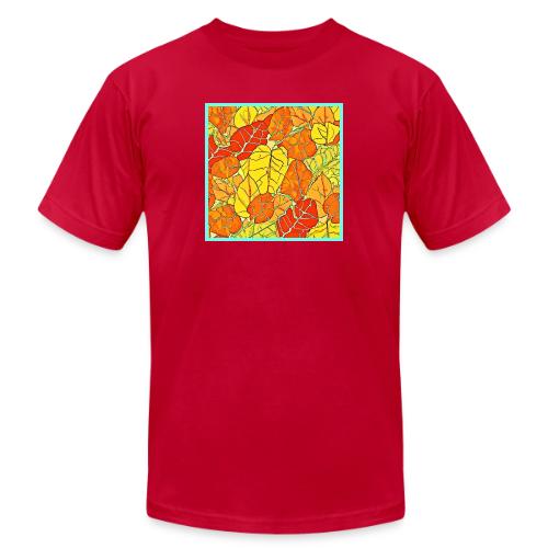 Neon Foliage Burst Vibrant Design - Unisex Jersey T-Shirt by Bella + Canvas