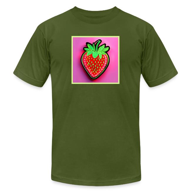 Vibrant Strawberry Neon Sign