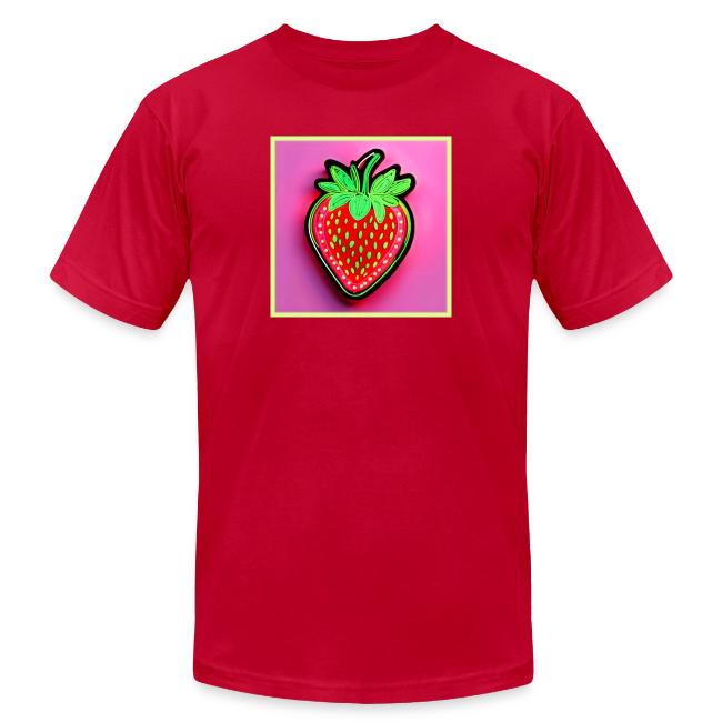 Vibrant Strawberry Neon Sign