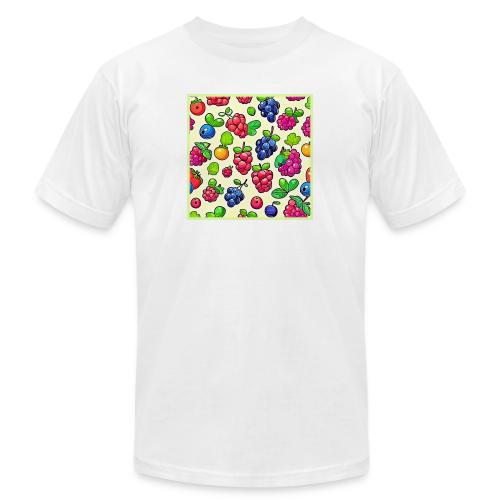 Berry Fruit Pattern Design - Unisex Jersey T-Shirt by Bella + Canvas