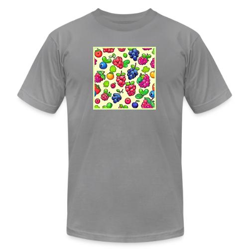 Berry Fruit Pattern Design - Unisex Jersey T-Shirt by Bella + Canvas