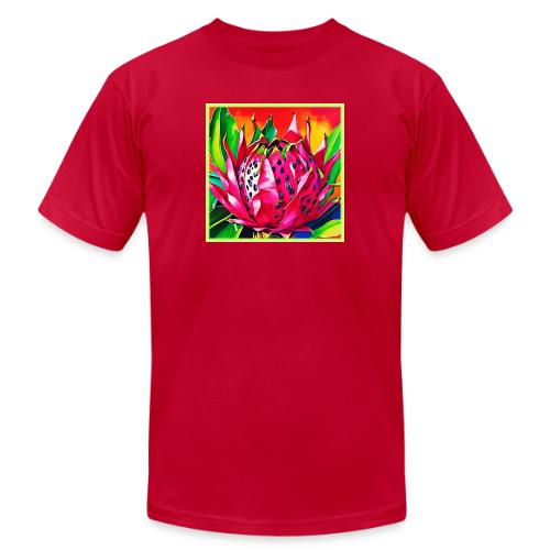 Exotic Dragon Fruit Bloom - Unisex Jersey T-Shirt by Bella + Canvas