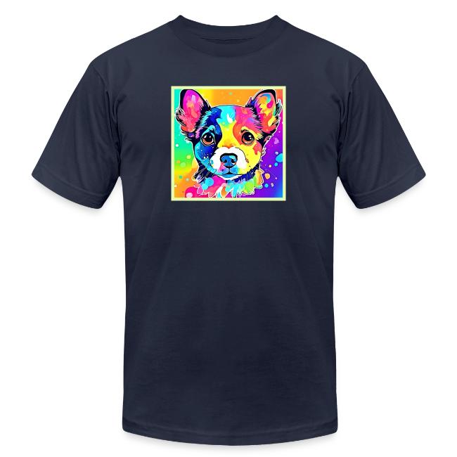 Vivid Puppy Vibes Art Design