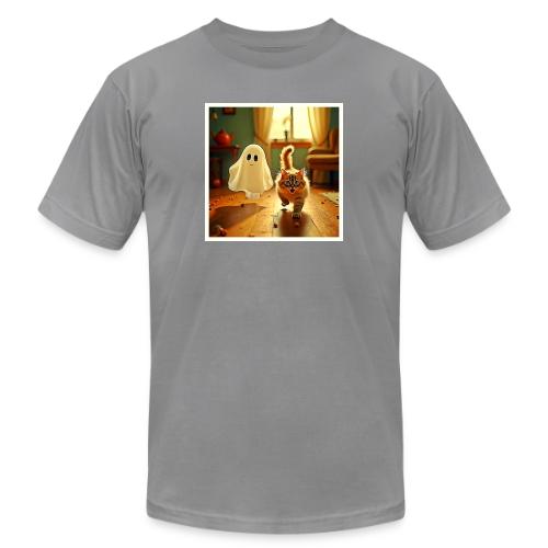 Funny Kitten Spooky Friend - Unisex Jersey T-Shirt by Bella + Canvas