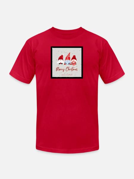 marry - Unisex Jersey T-Shirt by Bella + Canvas - red