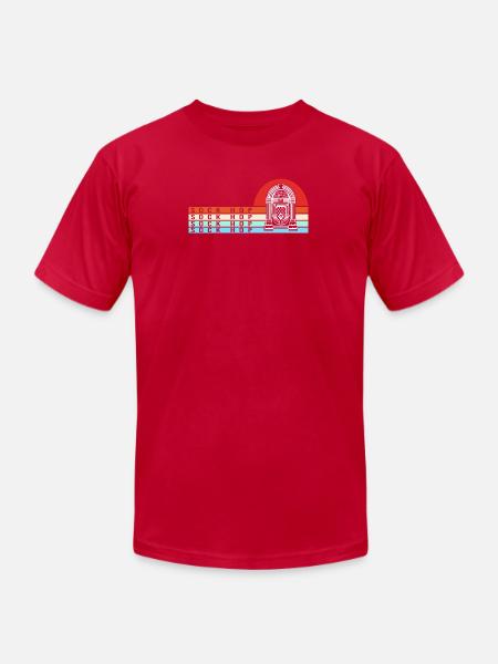 Jukebox Dance Sock Hop - Unisex Jersey T-Shirt by Bella + Canvas - red