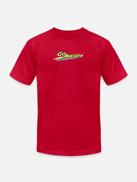 Go Ahead - Unisex Jersey T-Shirt by Bella + Canvas - red