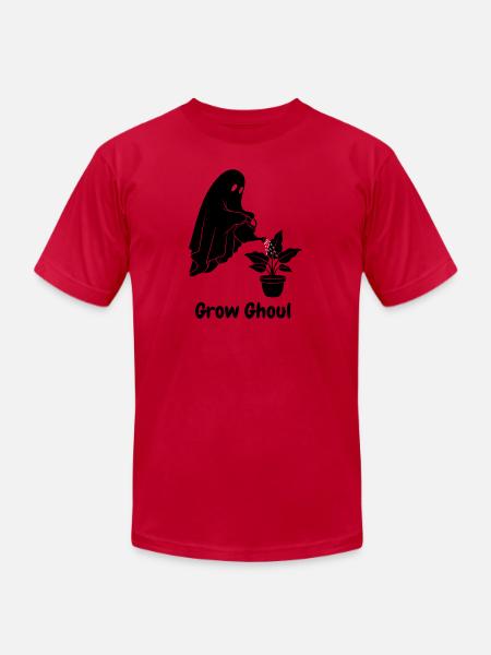 Grow Ghoul - Unisex Jersey T-Shirt by Bella + Canvas - red