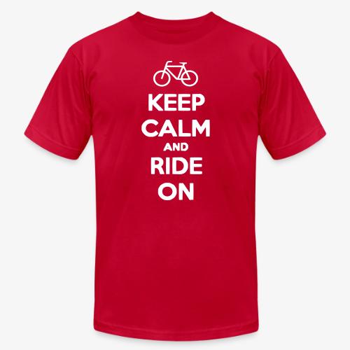 keep_calm_and_ride_on - Unisex Jersey T-Shirt by Bella + Canvas