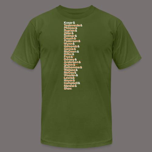 Cleveland Franchise QBs - Unisex Jersey T-Shirt by Bella + Canvas