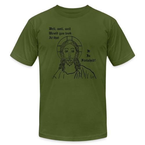 It is finished - Unisex Jersey T-Shirt by Bella + Canvas
