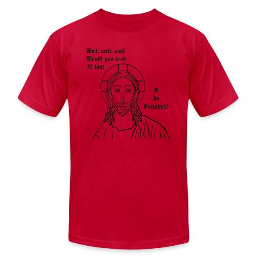 It is finished - Unisex Jersey T-Shirt by Bella + Canvas