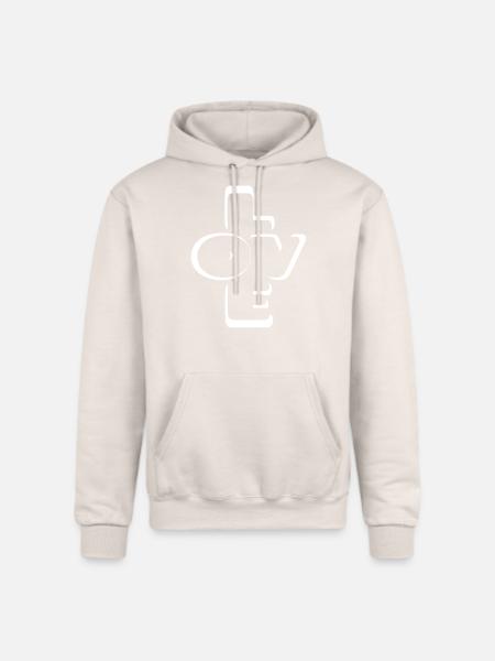 love together - Champion Unisex Powerblend Hoodie - Sand