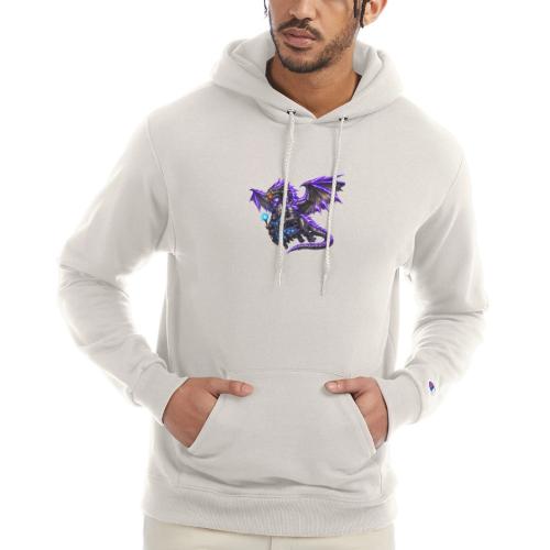 Neon Dragon and Battle Mage - Champion Unisex Powerblend Hoodie