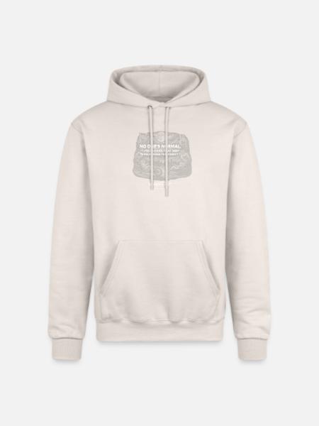 No One's Normal - Champion Unisex Powerblend Hoodie - Sand