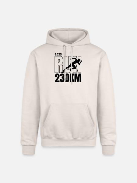 Black white bold sports - Champion Unisex Powerblend Hoodie - Sand